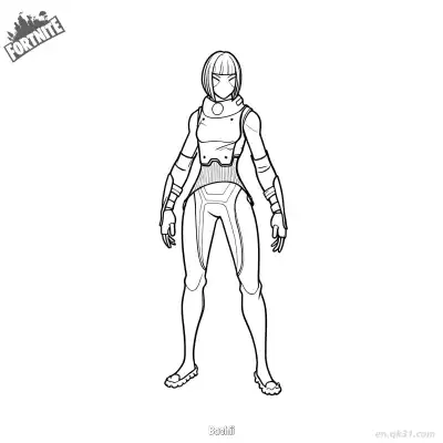 Free printable Bachii 02 Coloring Page - Free PDF Printable Fortnite Coloring Sheets coloring page